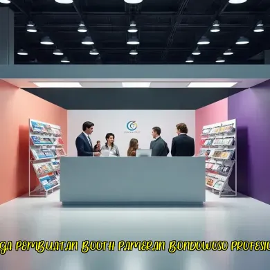 harga pembuatan booth pameran bondowoso profesional